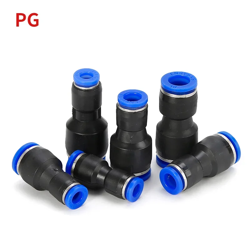 공압 피팅 피팅 플라스틱 커넥터, 에어 워터 호스 튜브용 조인트 PG, 푸시 인 스트레이트 가스, 빠른 연결 title=공압 피팅 피팅 플라스틱 커넥터, 에어 워터 호스 튜브용 조인트 PG, 푸시 인 스트레이트 가스, 빠른 연결 