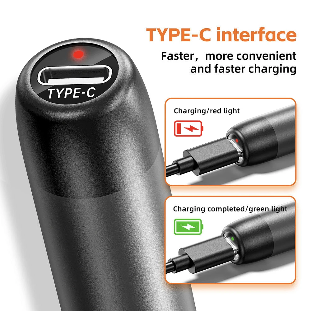 무선 USB 디지털 납땜 인두 온도 조절 가능 300-450 ℃   Type-C 1000mAh 배터리 지능형 납땜 용접 철 도구