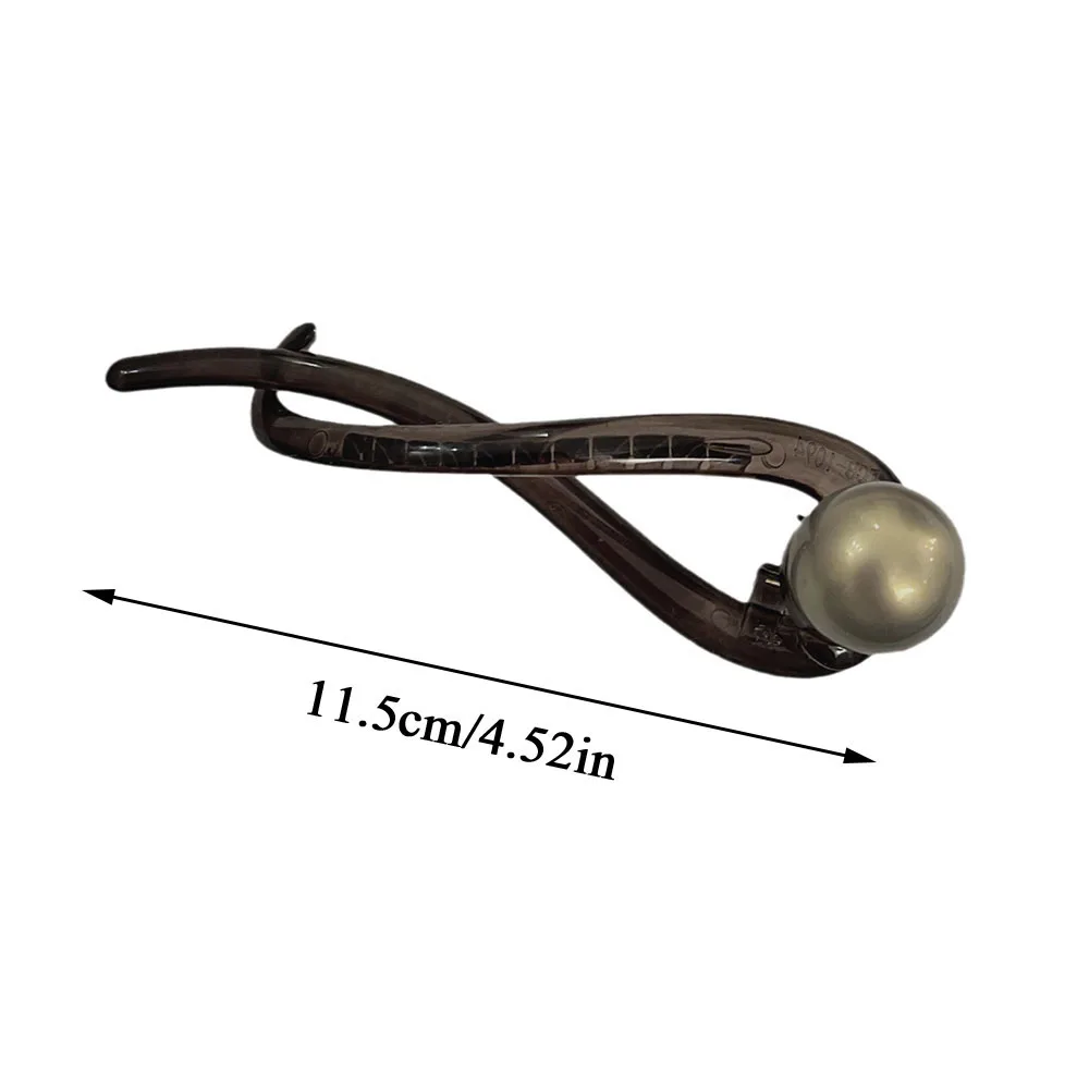 레트로 S 모양 포니 테일 트위스트 헤어 클립 새로운 패션 멀티 컬러 트위스트 중공 상어 클립 머리 장식 헤어 액세서리 선물