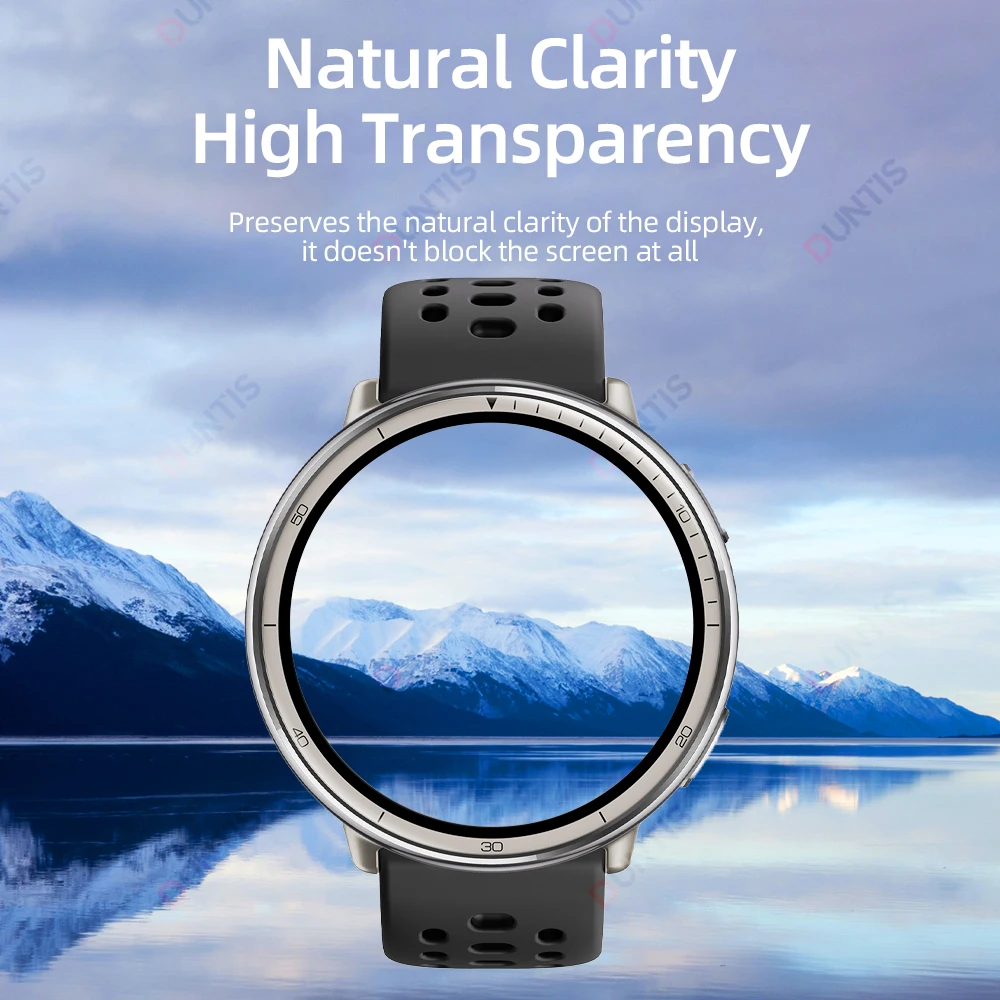 Amazfit Active 2용 화면 보호기 Active 2 Ultra-HD 풀 커버리지 보호 필름 액세서리용 3D 곡선 화면 보호기