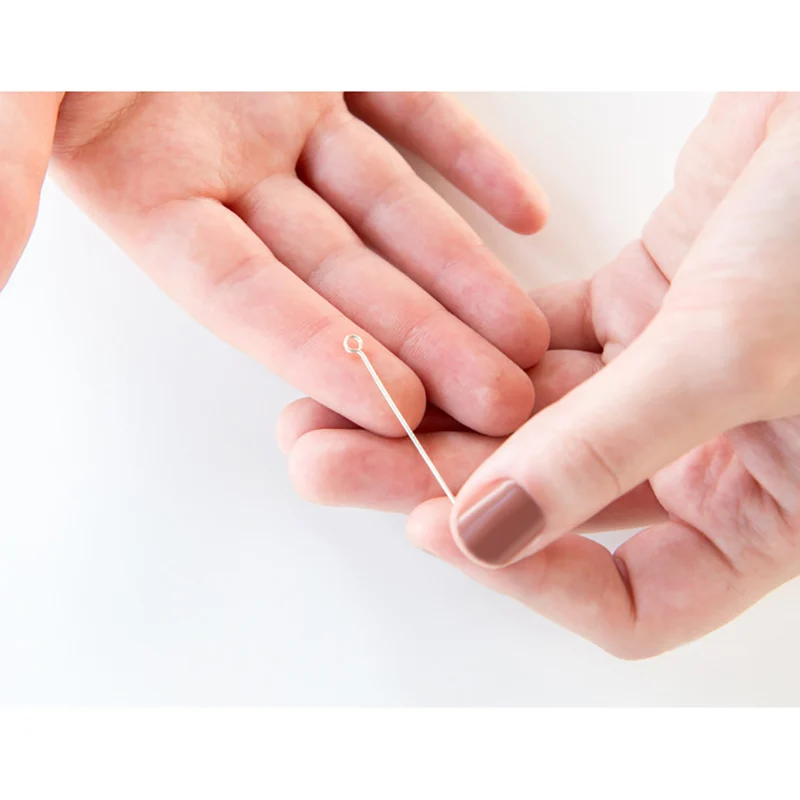 200pcs 16/20/25/30/35/40/45/50mm 플랫 헤드/볼 헤드/아이 헤드 핀 DIY 쥬얼리 결과 액세서리 만들기위한 금속 머리핀