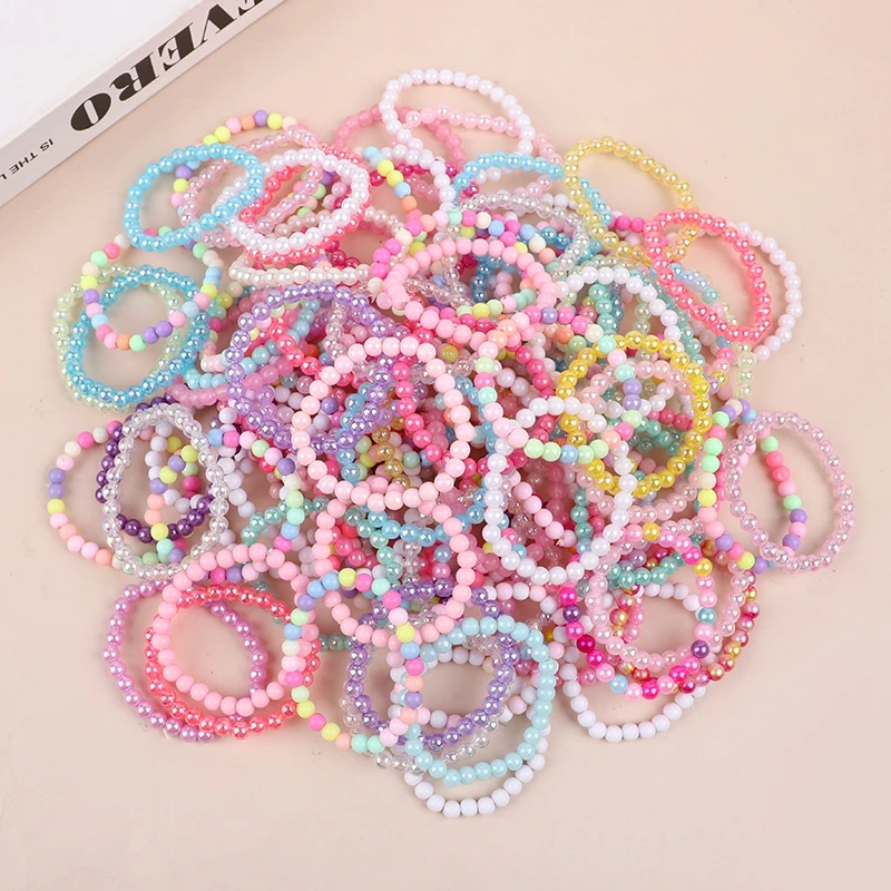 10-50Pcs 다채로운 구슬 팔찌 아이 소녀 생일 파티는 Goodie Pinata 필러 베이비 샤워 웨딩 게스트 치료 선물을 선호합니다 title=10-50Pcs 다채로운 구슬 팔찌 아이 소녀 생일 파티는 Goodie Pinata 필러 베이비 샤워 웨딩 게스트 치료 선물을 선호합니다 