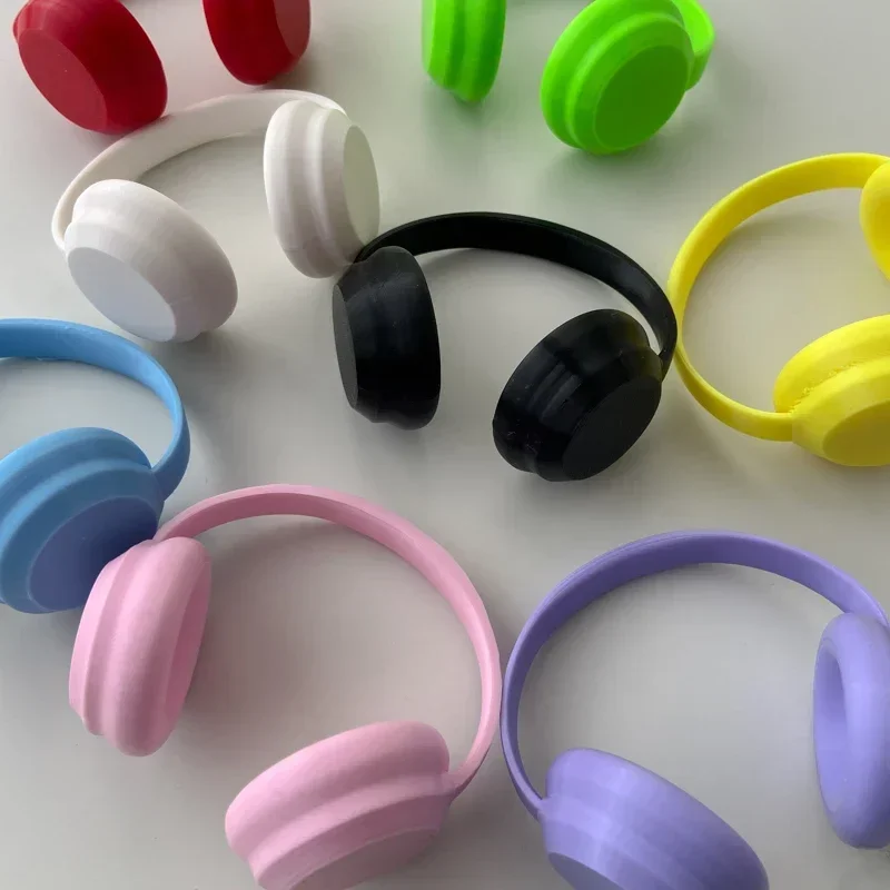 Labubu 액세서리: 17cm Labubu 패션 이어폰 액세서리 10cm 면 인형 이어폰 마카롱 컬러 인형 이어폰