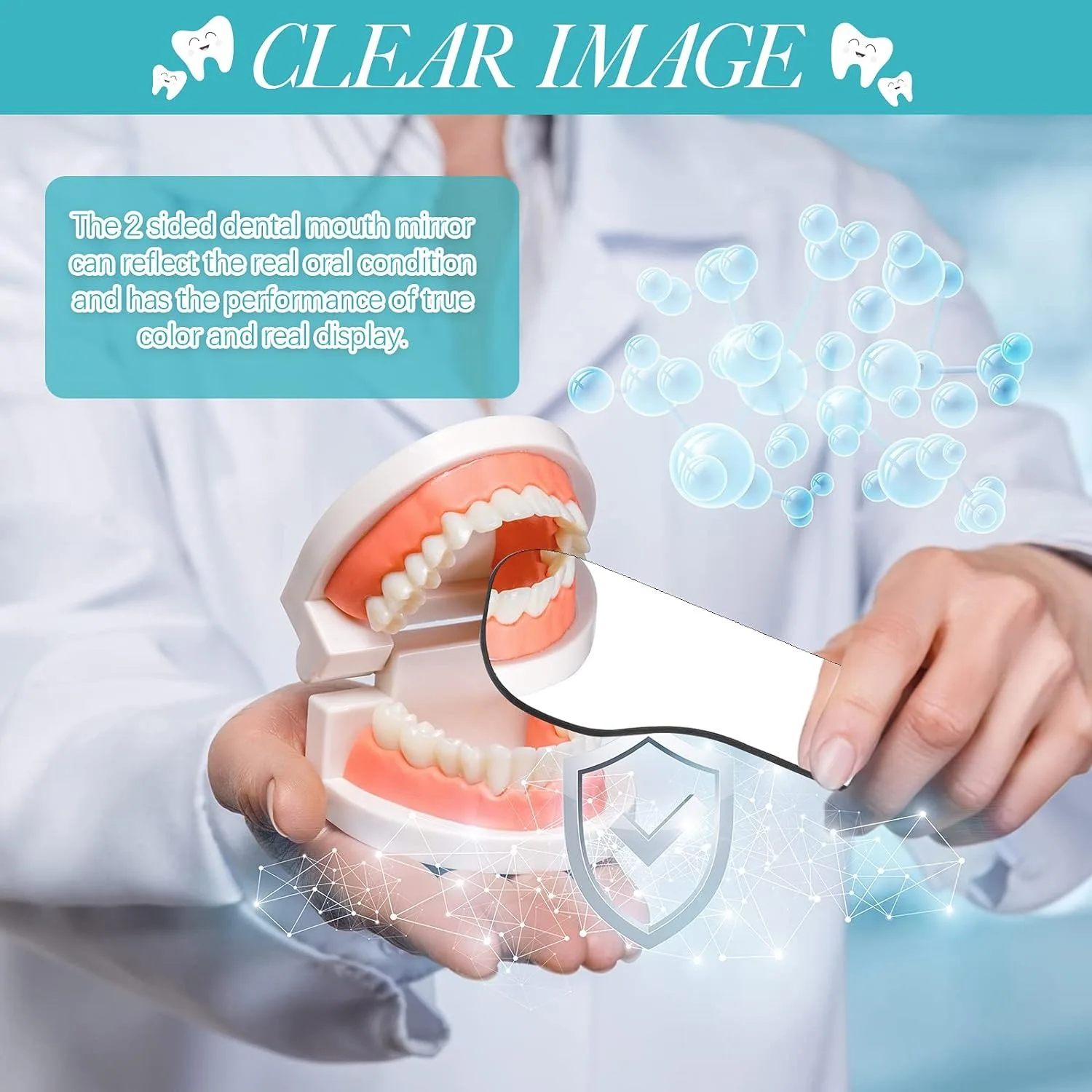 DENTASOP-5 조각 구강 내 거울, 교정 구강 내 사진 2 거울, 사진 구강 거울, 치과