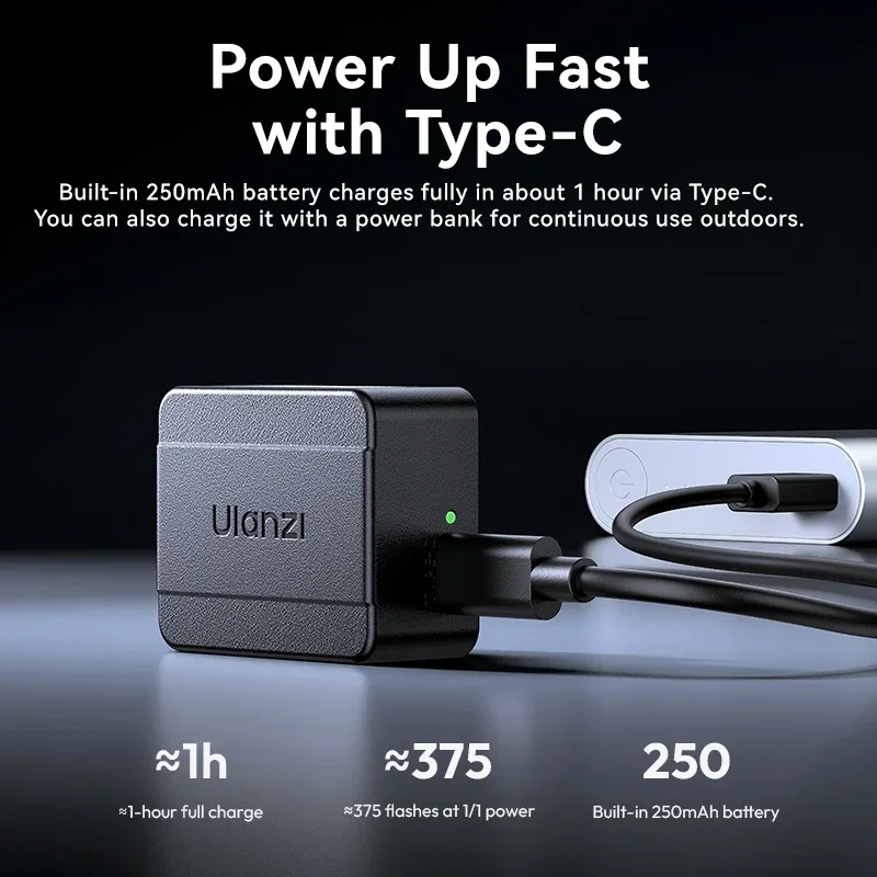 Ulanzi SL01 SL02 미니 카메라 플래시 라이트 SpeedLite GN8 6500K Canon Sony Nikon Fuji 카메라 DSLR Vlog 라이브 야외 사진