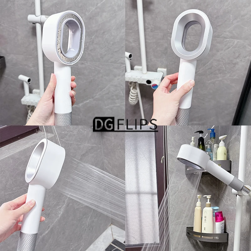 필터 샤워 헤드 고압 뷰티 비 수도꼭지 샤워 헤드 여과 정화 욕실 액세서리 여과수