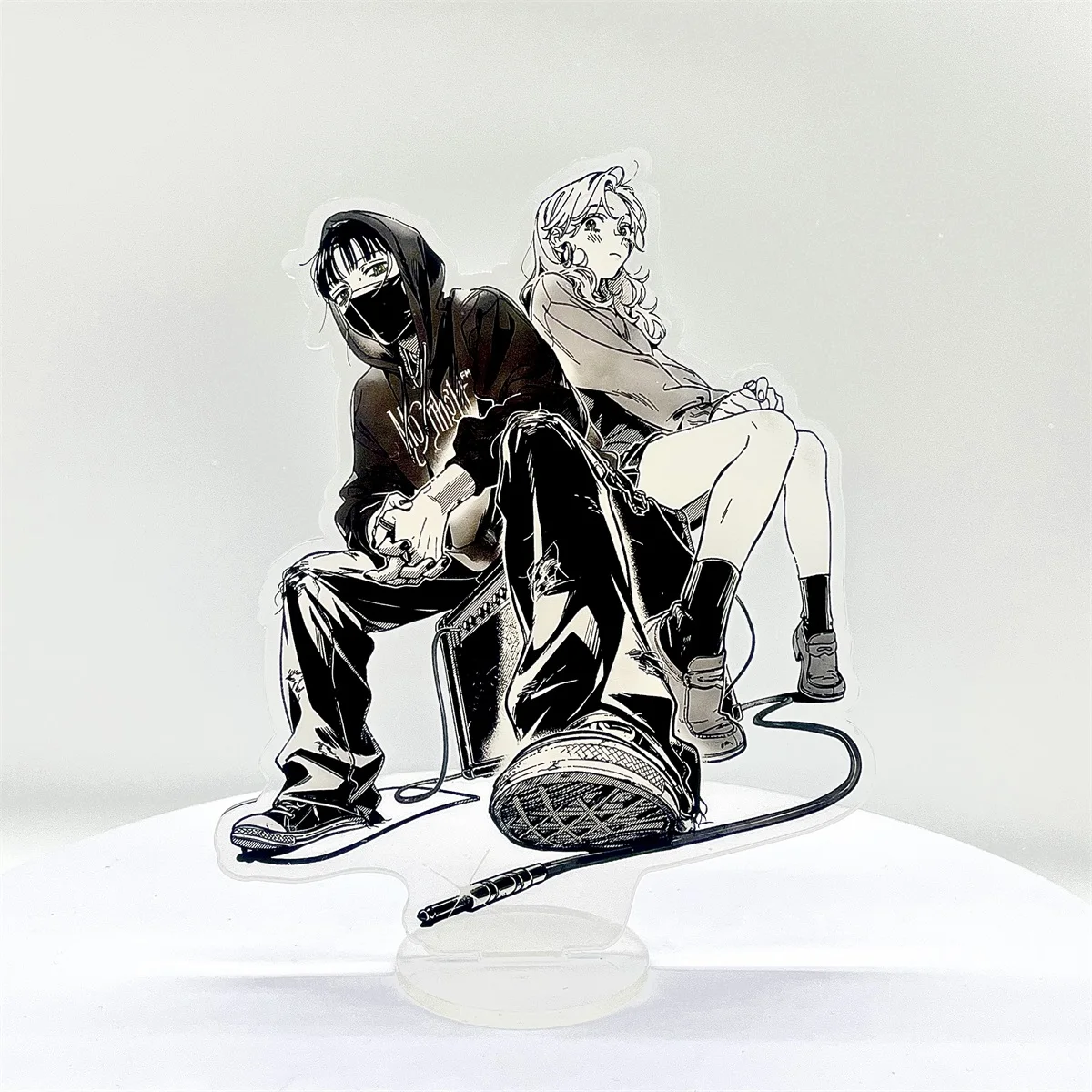 애니메이션 그녀가 관심을 가진 남자는 전혀 남자 그림 아크릴 스탠드 모델 생일 탁상 장식 크리스마스 선물