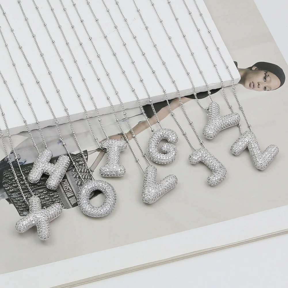 A-Z 알파벳 스테인리스 스틸 실버 펜던트, 문자 A 체인, 이니셜 레터 쇄골 목걸이, 칼라 쥬얼리 title=A-Z 알파벳 스테인리스 스틸 실버 펜던트, 문자 A 체인, 이니셜 레터 쇄골 목걸이, 칼라 쥬얼리 