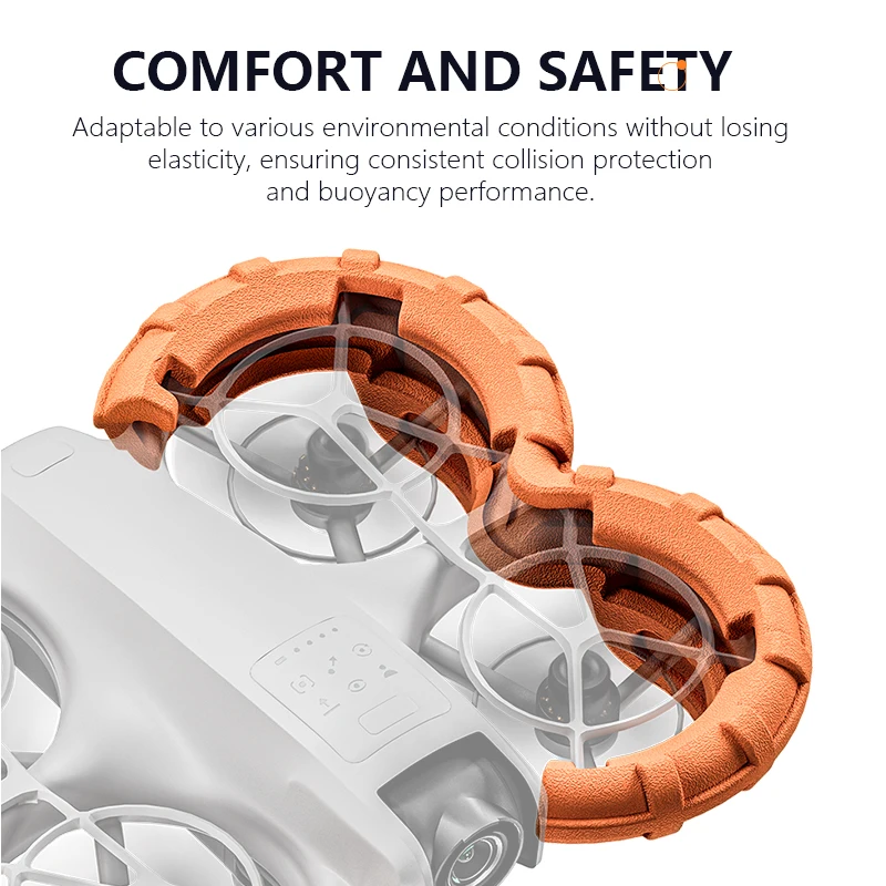 STARTRC 드론 부품 프로펠러 가드 커버 DJI NEO 드론 액세서리 용 EVA 플로팅 프로텍터 충돌 방지 링