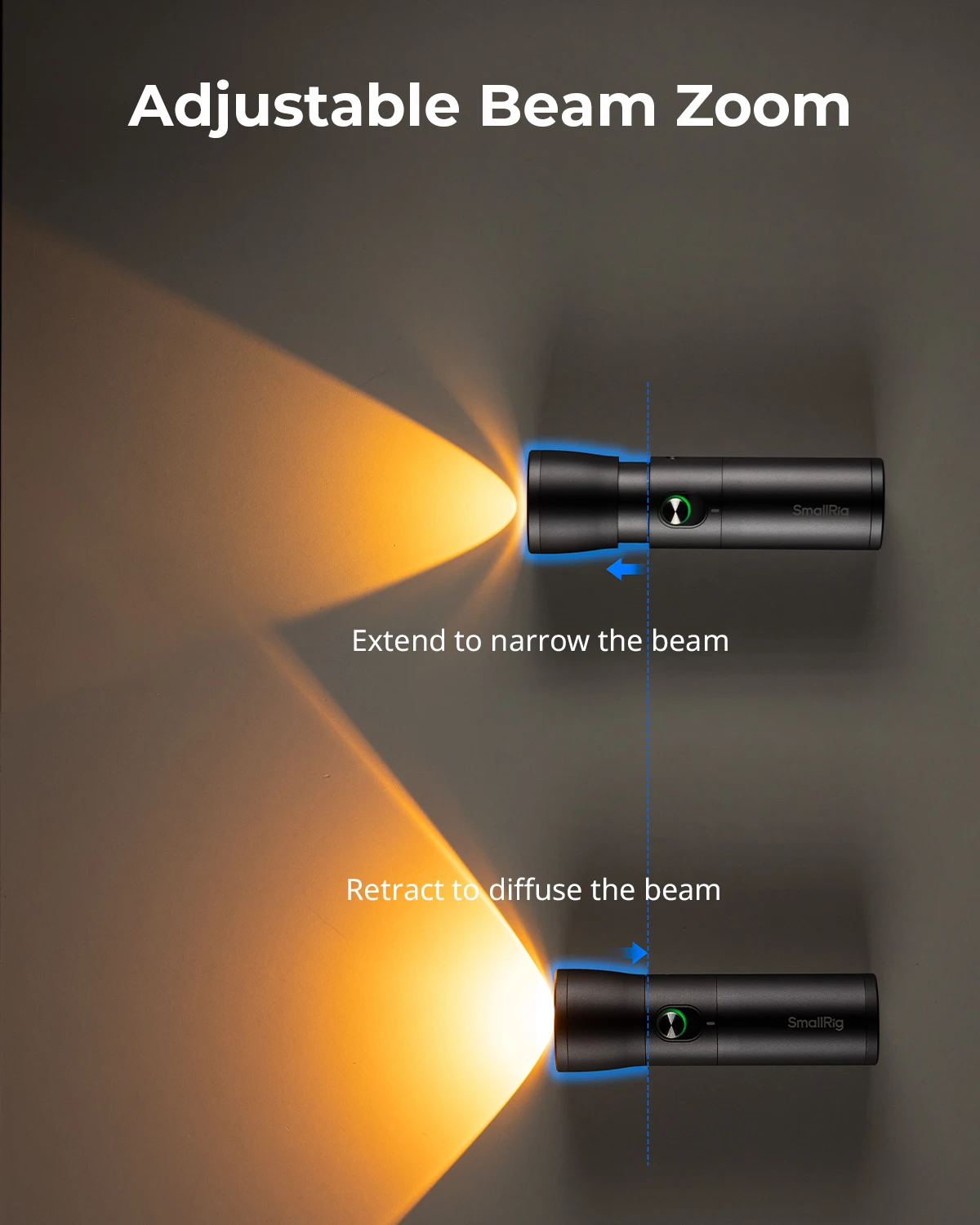 SmallRig RF 10C RGB LED 사진 플래시라이트 7500mAh 4색 필 라이트, 20가지 패턴 조명 필터 포함, 비디오 조명 4634