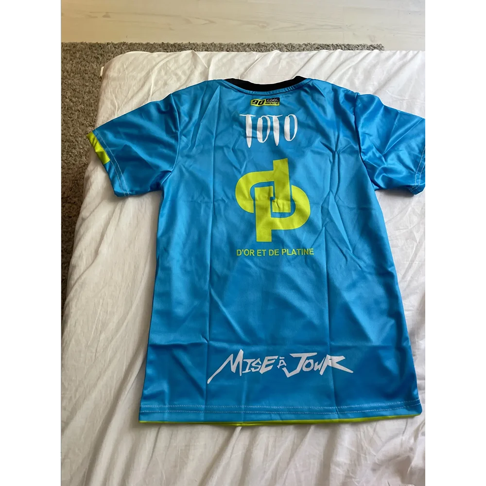 New Maillot JUL 티셔츠 여름 청소년 통기성 및 속건성 훈련 축구 셔츠 남여 맞춤 스포츠 90 분 유니폼