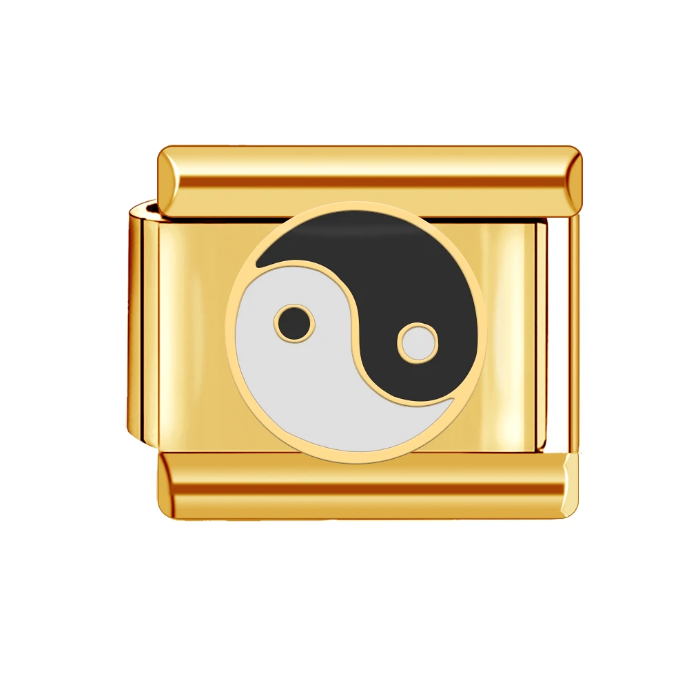 이탈리아 참 매장 이탈리아 참 팔찌 9mm Diy 골드 컬러 부자, 바다 및 해변용