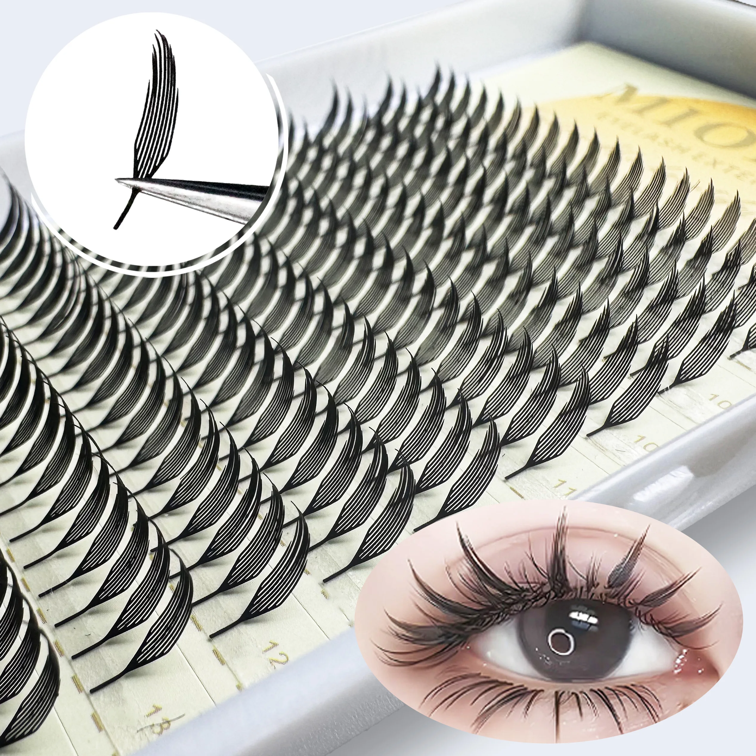 Anime Spire 속눈썹 연장 깃털 모양 C/D 컬 미리 만들어진 팬 타워 속눈썹 부드럽고 가벼운 만화 효과 거짓 속눈썹 메이크업 title=Anime Spire 속눈썹 연장 깃털 모양 C/D 컬 미리 만들어진 팬 타워 속눈썹 부드럽고 가벼운 만화 효과 거짓 속눈썹 메이크업 