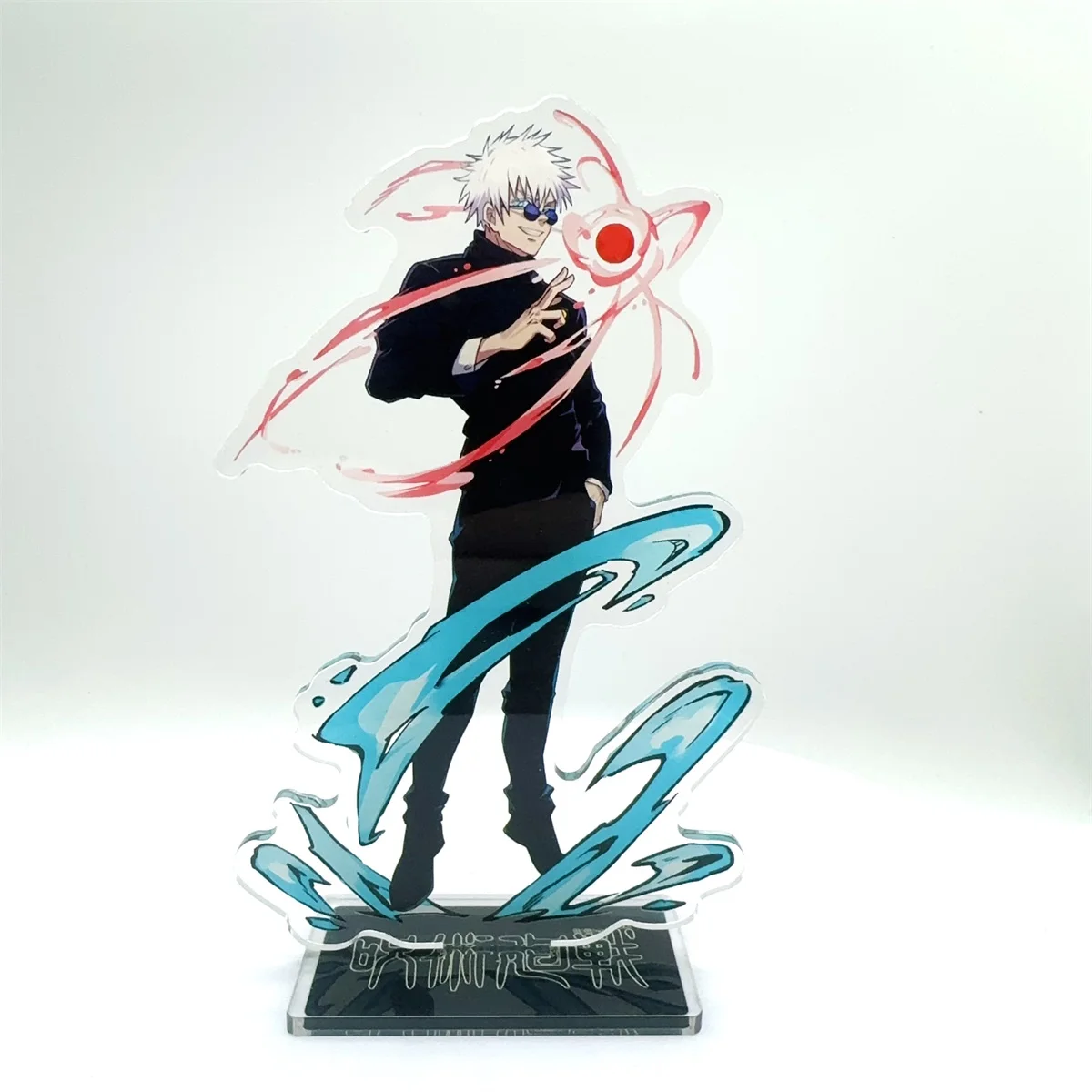 Jujutsu Kaisen Anime Figure 아크릴 스탠드 Gojo Satoru Yuji 모델 플레이트 1pc 데스크 장식 스탠딩 사인 게임 팬 선물 장식품