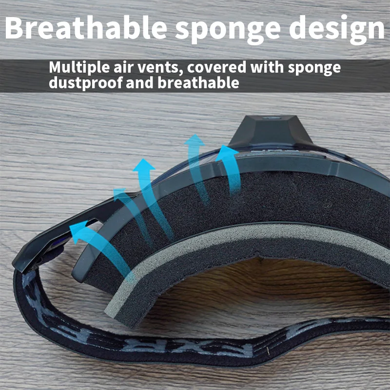 FXR 오토바이 안경 더블 레이어 안티 안개 렌즈 모토크로스 고글 먼지 자전거 ATV 스키 고글 모토 야외 사이클링 선글라스