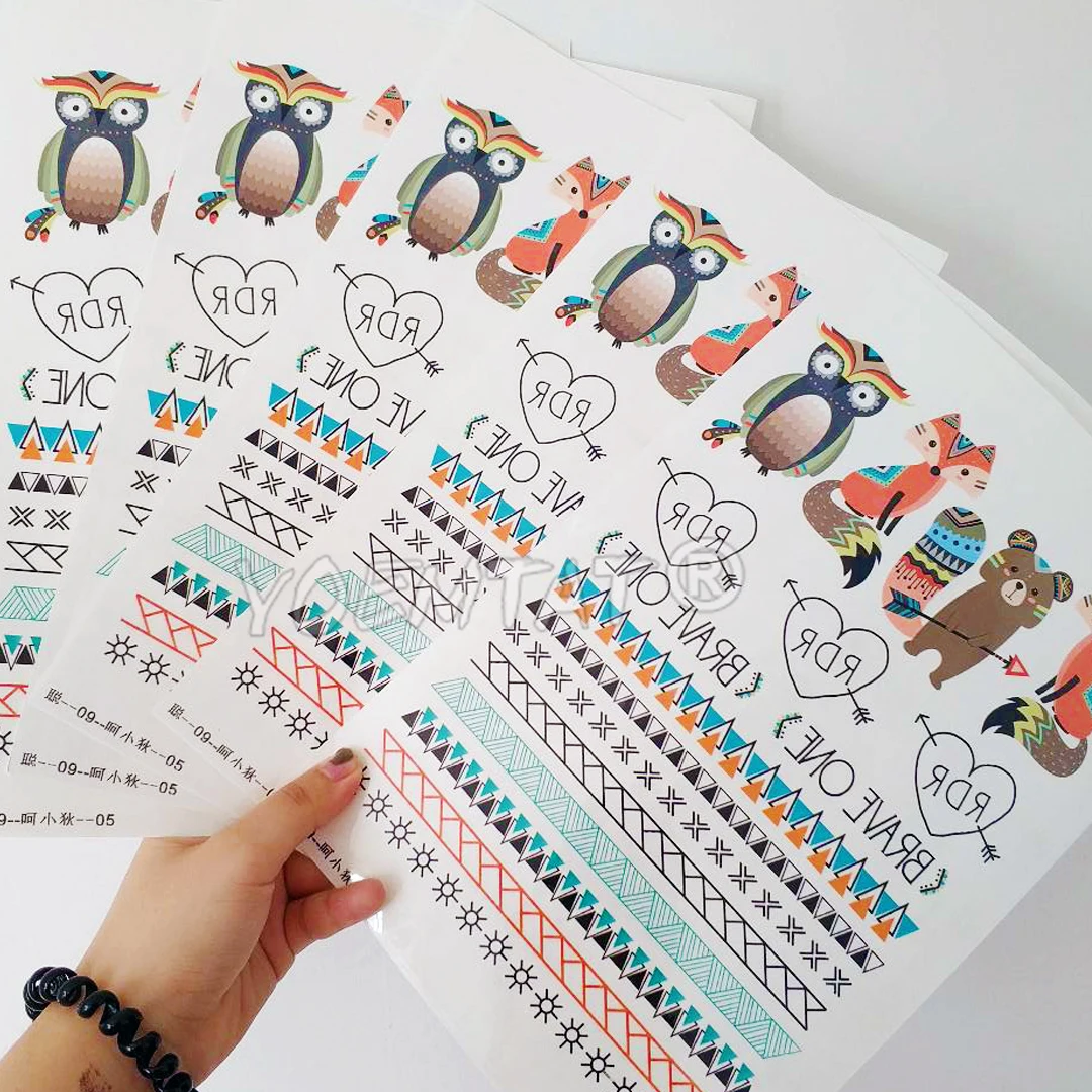 맞춤형 맞춤형 방수 임시 문신 스티커 DIY 가짜 문신, 로고/결혼식을위한 나만의 맞춤 디자인 문신 만들기