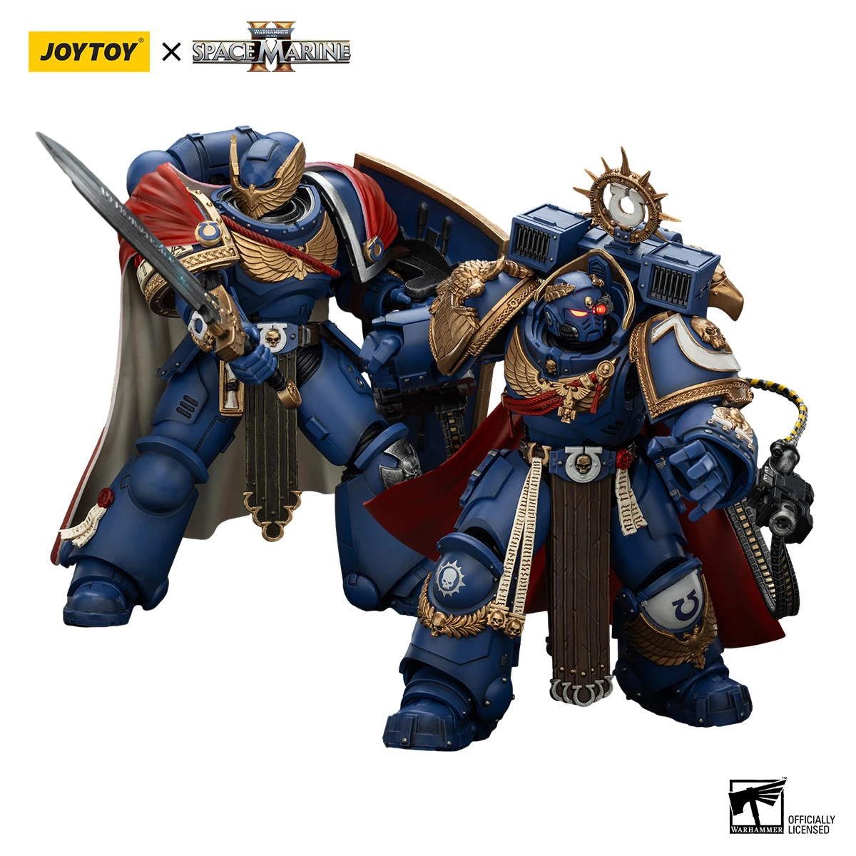 [재고 있음] JOYTOY Warhammer 40K 1/18 액션 피규어 Ultramarines Titus Victrix Guard Guilliman 애니메이션 모델 장난감 선물
