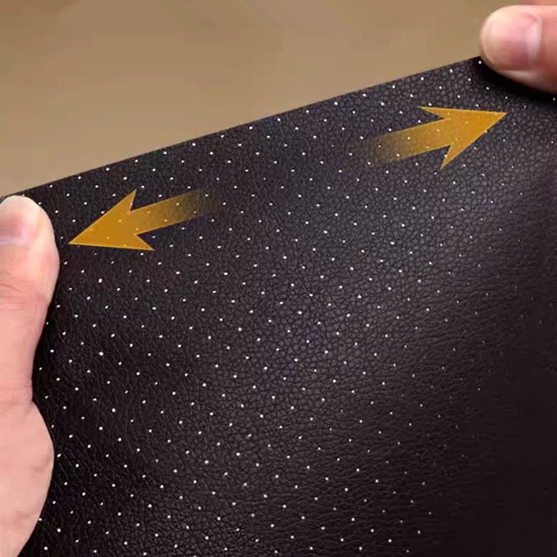 통기성 천공 가죽 수리 스티커, 자체 접착 가죽 패치, 소파 구멍 용 PU 가죽 패치, 자동차 좌석 스티커