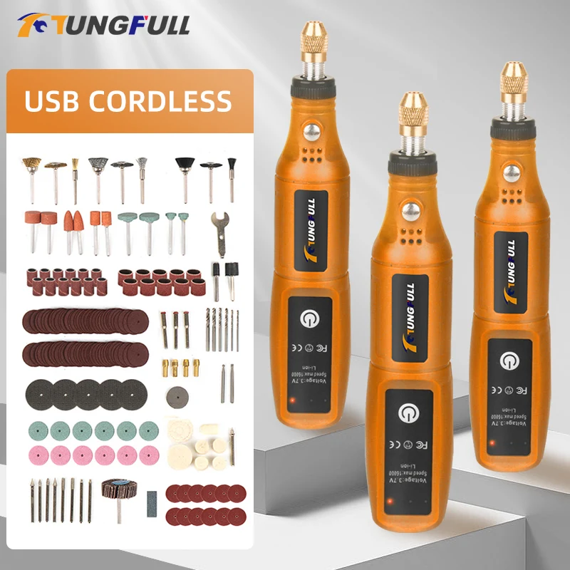 미니 무선 드릴 충전식 연마기, DIY 미니 회전 도구, USB 조각 도구, 드레멜 도구, 미니 조각기 title=미니 무선 드릴 충전식 연마기, DIY 미니 회전 도구, USB 조각 도구, 드레멜 도구, 미니 조각기 