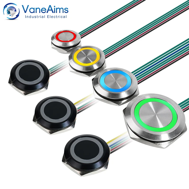 울트라 짧은 푸시 버튼 스위치 방수 19/22/25/30mm 12v 220v led 조명 순간 자체 재설정 고정 없이 배선 버튼 title=울트라 짧은 푸시 버튼 스위치 방수 19/22/25/30mm 12v 220v led 조명 순간 자체 재설정 고정 없이 배선 버튼