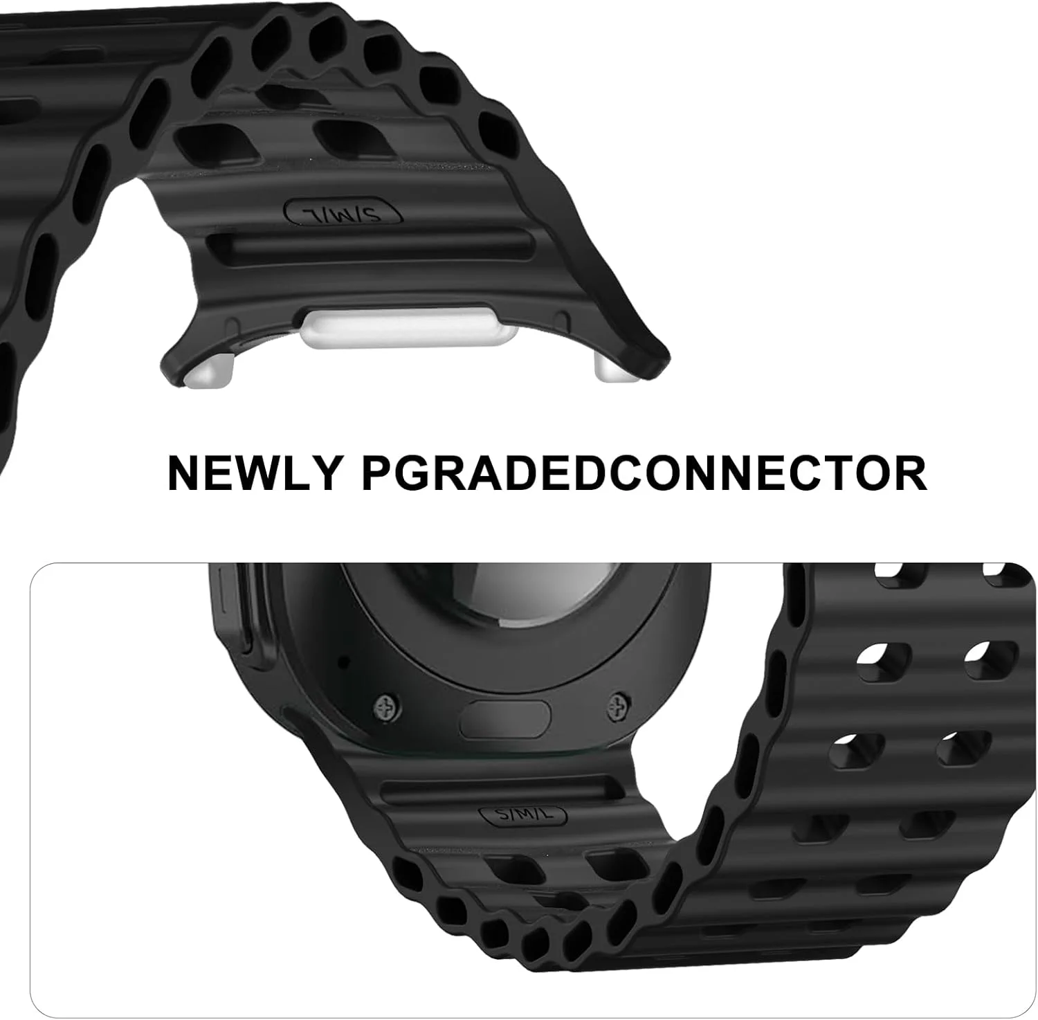 삼성 갤럭시 시계 울트라 47mm 스포츠 실리콘 밴드 팔찌에 대한 해양 스트랩 삼성 갤럭시 울트라 시계 밴드 액세서리