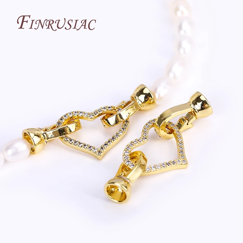 18K 금도금 커넥터 클래스프 팔찌 목걸이 제작용, 쥬얼리 DIY 액세서리용 클래스프, 엔드 클래스프