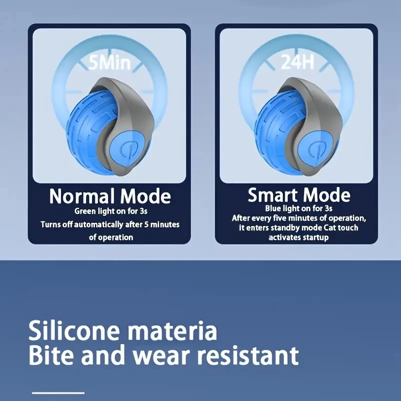 스마트 고양이 장난감 볼 자동 인터랙티브 펫 전기 롤링 티저 USB 충전식 고양이 움직이는 바운싱 볼 크리스마스 선물