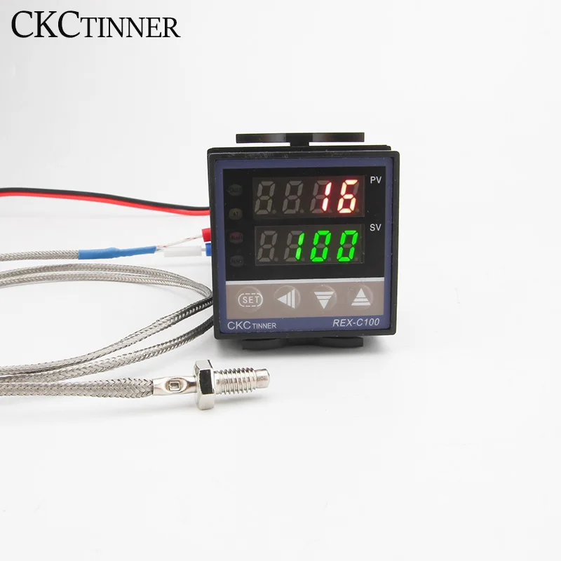 열전대 나사 M6 나사 유형 K 1/2/3/4/5m 프로브 센서 온도 센서 0-400 ° C 온도 조절기